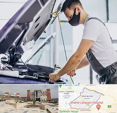 کارشناسی خودرو در محل در حکیمیه 