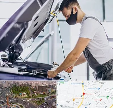 کارشناسی خودرو در محل در سبلان 