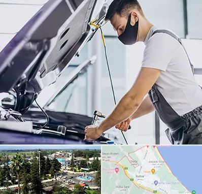 کارشناسی خودرو در محل در رودسر