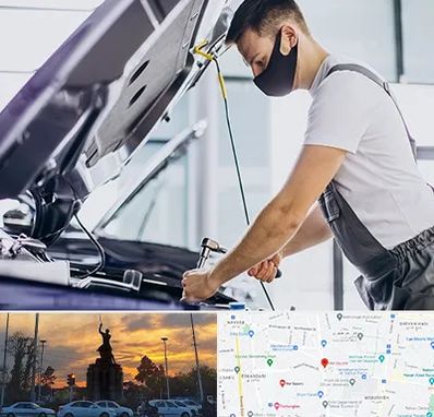 کارشناسی خودرو در محل در میدان حر 