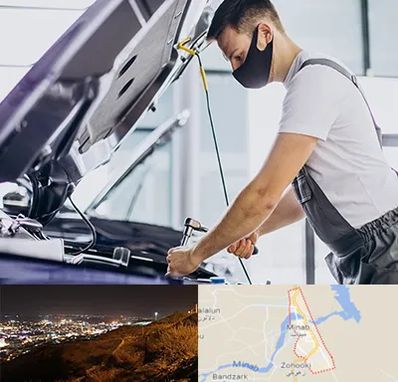 کارشناسی خودرو در محل در میناب