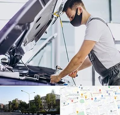 کارشناسی خودرو در محل در میدان کاج 