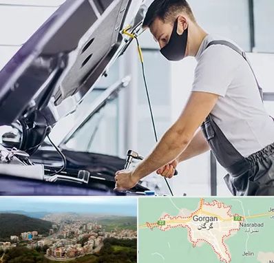 کارشناسی خودرو در محل در گرگان