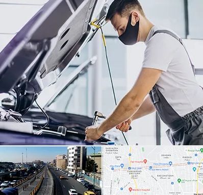 کارشناسی خودرو در محل در پیروزی 