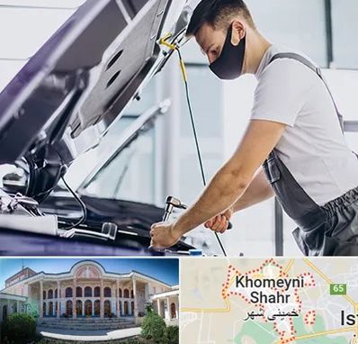 کارشناسی خودرو در محل در خمینی شهر