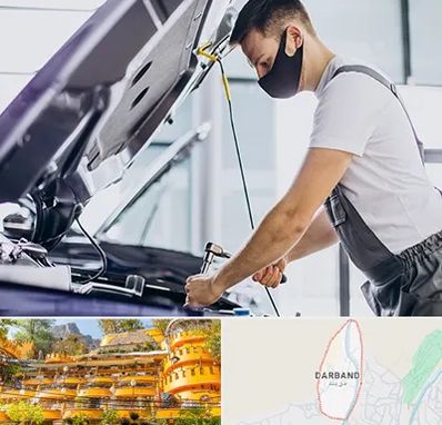 کارشناسی خودرو در محل در دربند