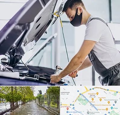 کارشناسی خودرو در محل در خیابان ارم شیراز 