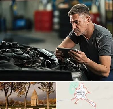 کارشناسی فنی خودرو در تویسرکان