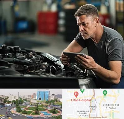 کارشناسی فنی خودرو در ونک 