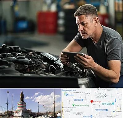 کارشناسی فنی خودرو در کارگر جنوبی 