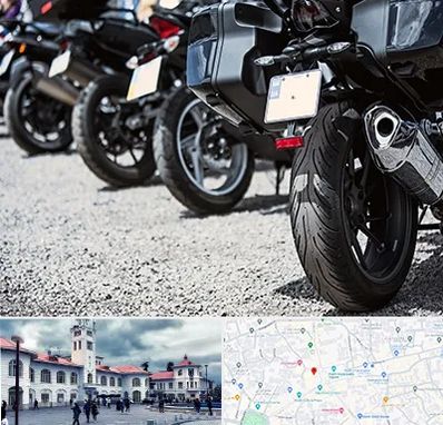 فروشگاه موتور سیکلت در میدان شهرداری رشت 