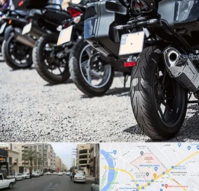 فروشگاه موتور سیکلت در زیتون کارمندی اهواز 