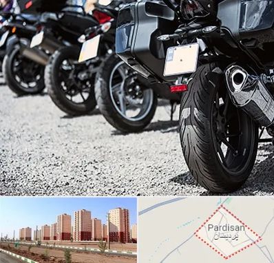 فروشگاه موتور سیکلت در پردیسان قم
