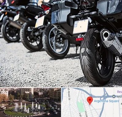 فروشگاه موتور سیکلت در آرژانتین