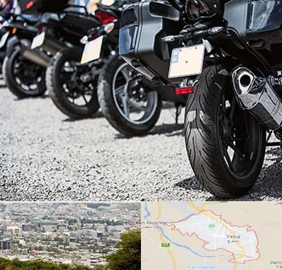 فروشگاه موتور سیکلت در یاسوج