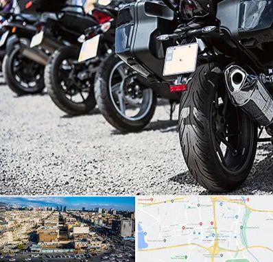 فروشگاه موتور سیکلت در شهرک راه آهن 