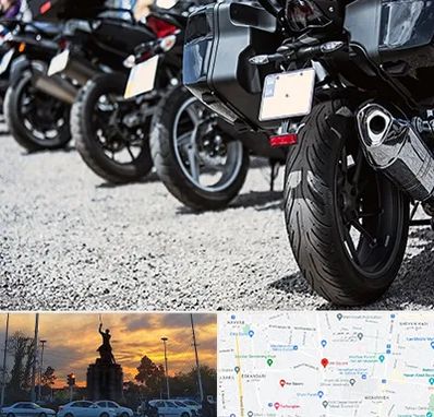 فروشگاه موتور سیکلت در میدان حر 