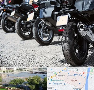 فروشگاه موتور سیکلت در گلستان اهواز 