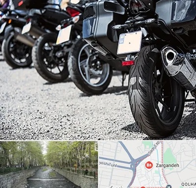 فروشگاه موتور سیکلت در زرگنده