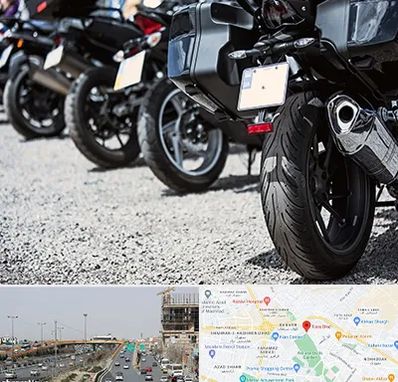 فروشگاه موتور سیکلت در بلوار توس مشهد 