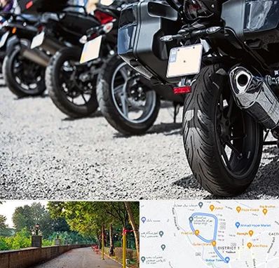 فروشگاه موتور سیکلت در بلوار گیلان رشت 