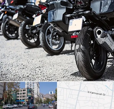 فروشگاه موتور سیکلت در کامرانیه