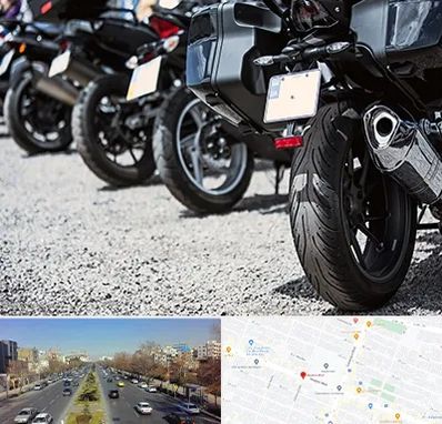 فروشگاه موتور سیکلت در بلوار معلم مشهد 