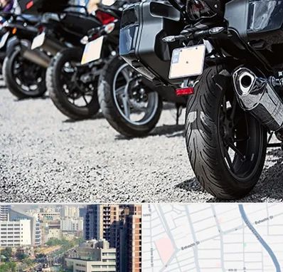 فروشگاه موتور سیکلت در خیابان بهشتی