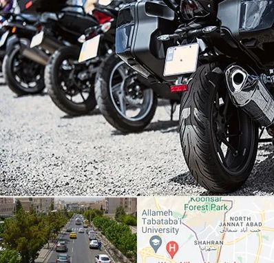 فروشگاه موتور سیکلت در شهران 