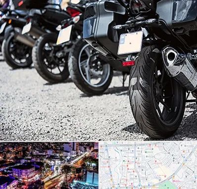 فروشگاه موتور سیکلت در منظریه رشت 