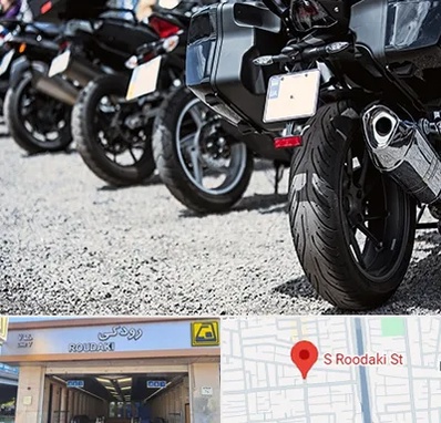 فروشگاه موتور سیکلت در رودکی