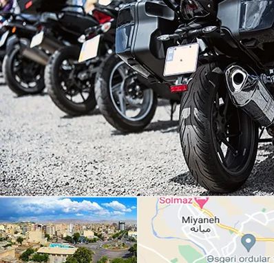 فروشگاه موتور سیکلت در میانه