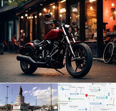 فروش موتور سیکلت اقساطی در کارگر جنوبی 