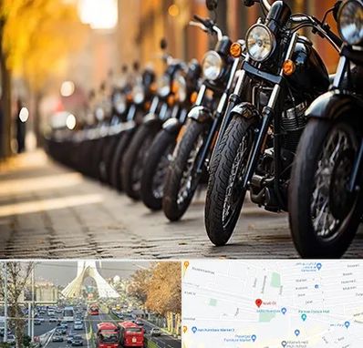 موتور فروشی در خیابان آزادی 