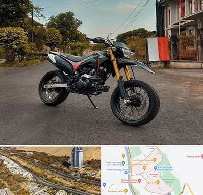 فروش موتور سیکلت کویر در خیابان نیایش شیراز 