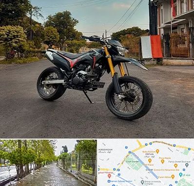 فروش موتور سیکلت کویر در خیابان ارم شیراز 