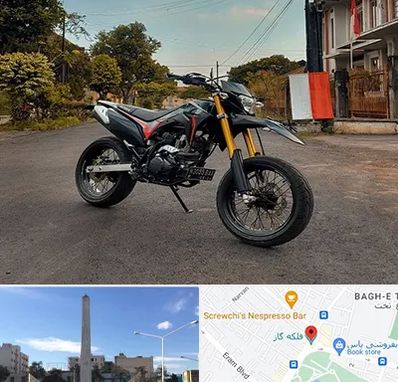 فروش موتور سیکلت کویر در فلکه گاز شیراز 