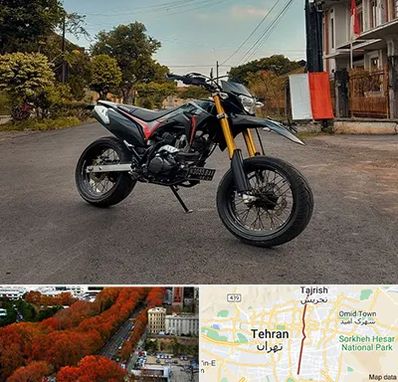 فروش موتور سیکلت کویر در ولیعصر 