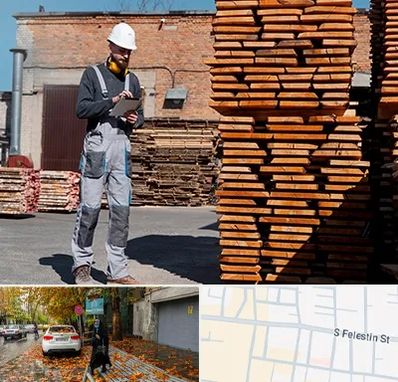 مصالح ساختمانی در خیابان فلسطین