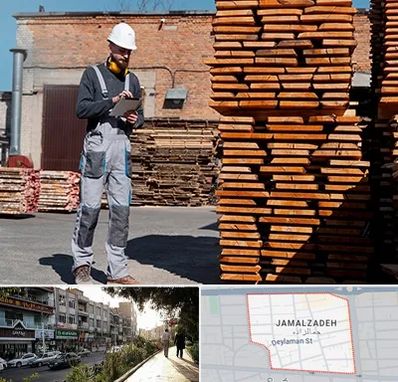 مصالح ساختمانی در خیابان جمالزاده