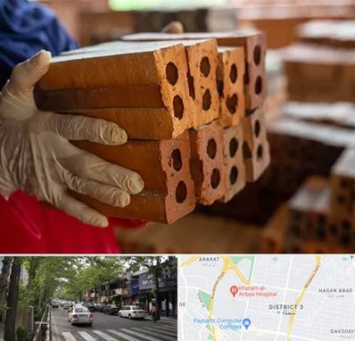 فروش عمده مصالح ساختمانی در ظفر 