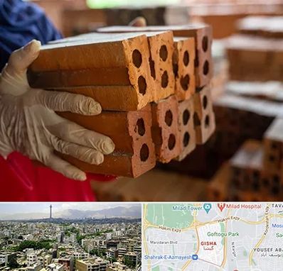 فروش عمده مصالح ساختمانی در گیشا 