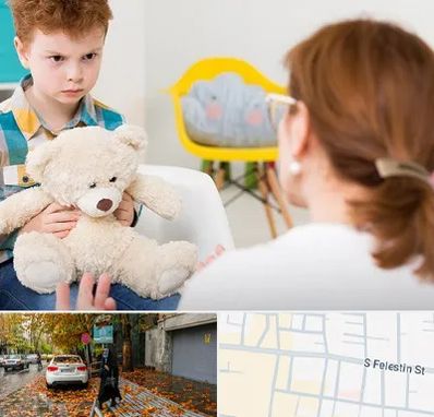 روانپزشک کودک در خیابان فلسطین