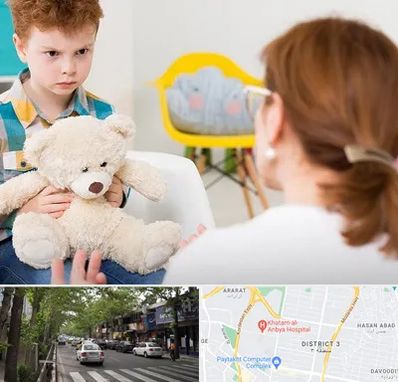 روانپزشک کودک در ظفر