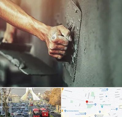 فروش سیمان در خیابان آزادی 