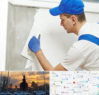 فروش گچ در میدان حر 