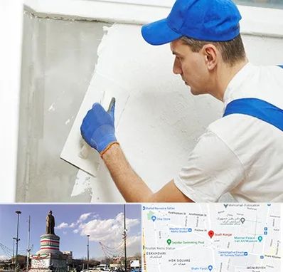 فروش گچ در کارگر جنوبی 