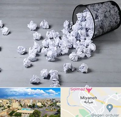 خرید ضایعات کاغذ در میانه