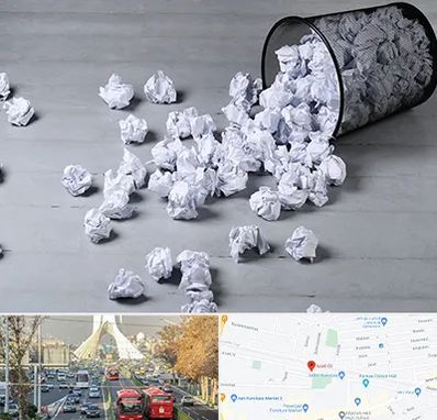 خرید ضایعات کاغذ در خیابان آزادی 