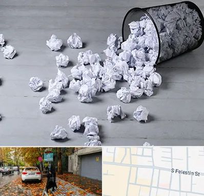 خرید ضایعات کاغذ در خیابان فلسطین